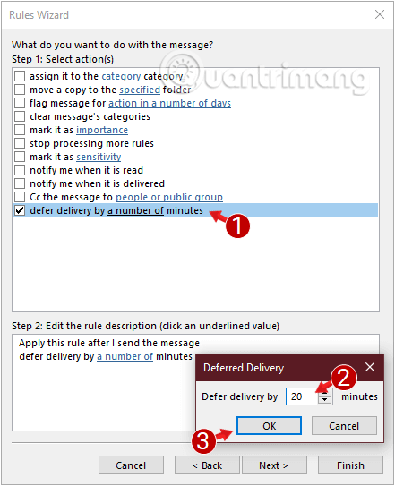 Instructions For Scheduling Sending Emails And Delaying Sending Emails ...