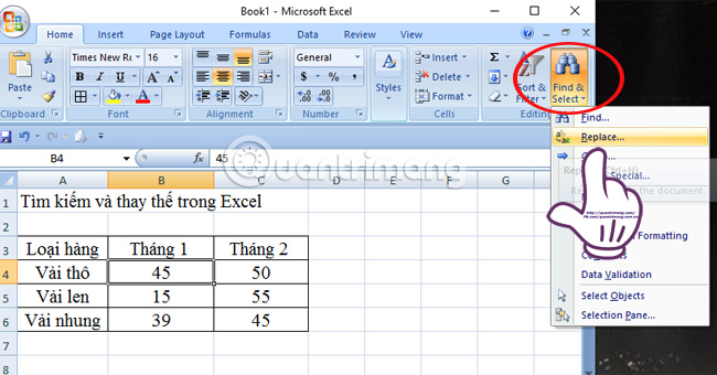 Instructions for searching and replacing in Excel tables Picture 6