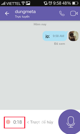 Instructions for sending audio messages on Viber Picture 6