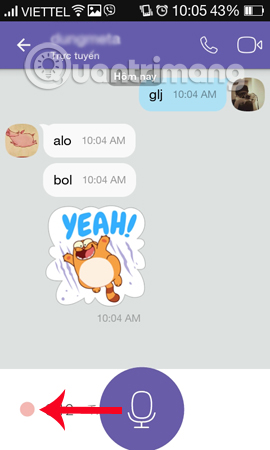Instructions for sending audio messages on Viber Picture 7