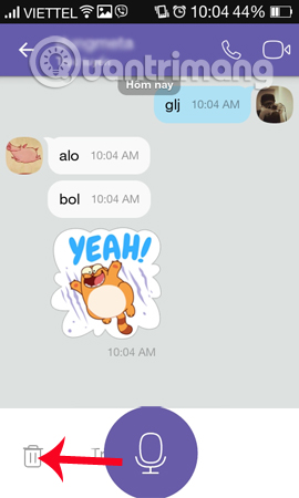 Instructions for sending audio messages on Viber Picture 8