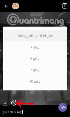 Instructions for sending automatic cancellation messages on Viber Picture 5