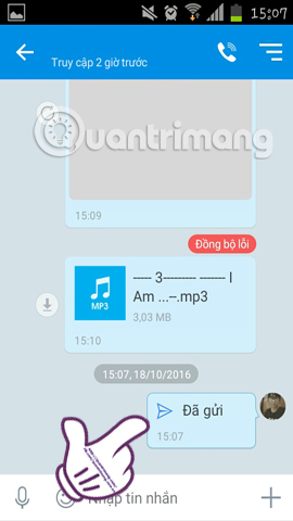 Instructions for sending secret messages on Zalo Picture 8