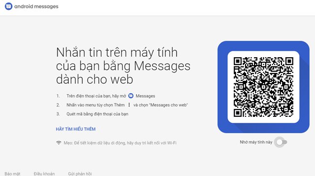 Instructions for sending SMS from PC to Android smartphone Picture 1