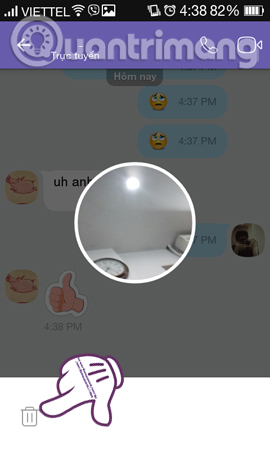 Instructions for sending video messages on Viber Picture 4