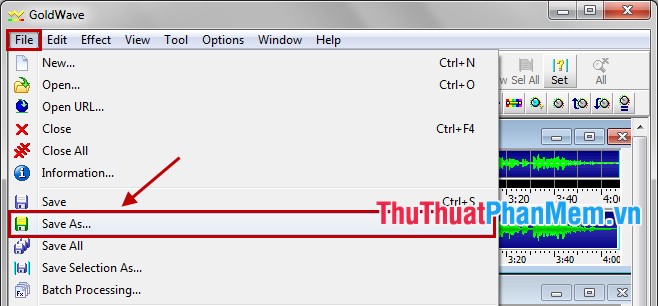 Instructions for separating lyrics with GoldWave Picture 15