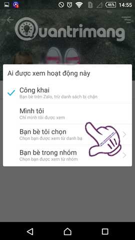 Instructions for setting privacy mode for Zalo account Picture 15