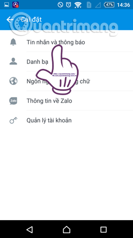 Instructions for setting privacy mode for Zalo account Picture 6
