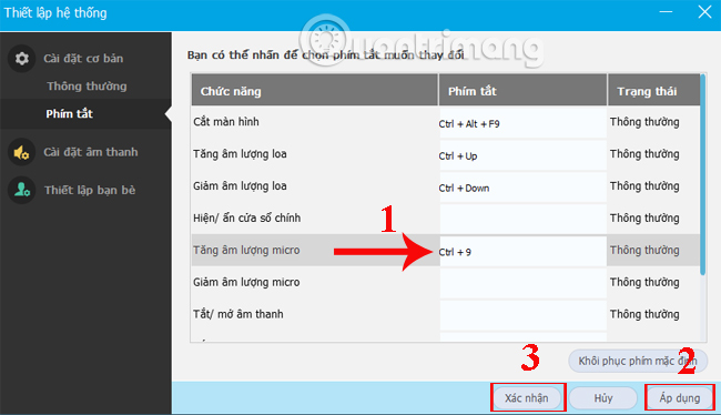 Instructions for setting shortcuts on TalkTV Picture 3