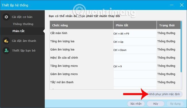 Instructions for setting shortcuts on TalkTV Picture 4