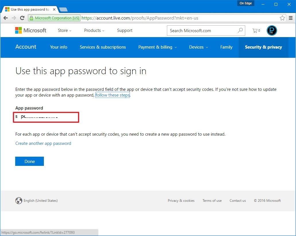 Instructions for setting up 2-layer protection for Outlook accounts and Microsoft accounts Picture 13