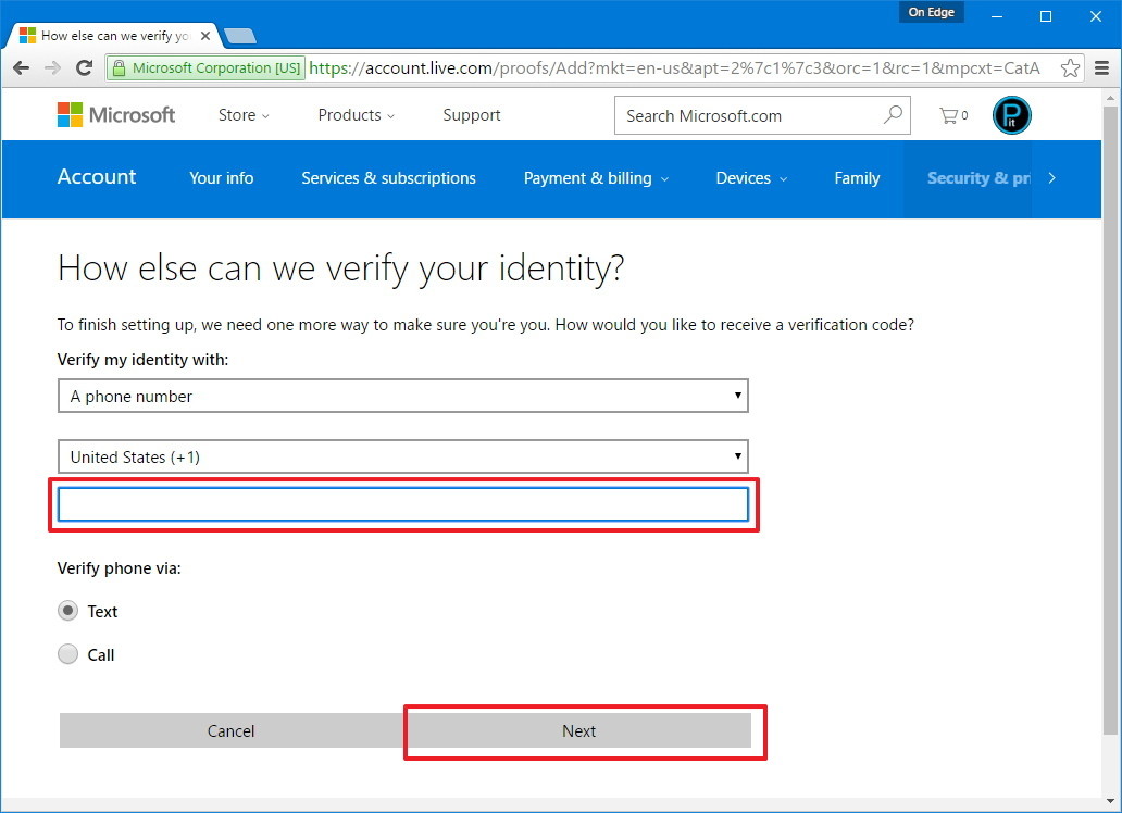 Instructions for setting up 2-layer protection for Outlook accounts and Microsoft accounts Picture 8