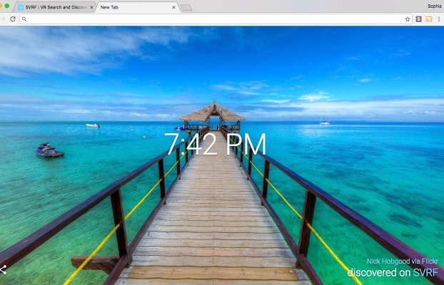 Instructions For Setting Up 360 Degree Wallpaper For New Chrome Tab