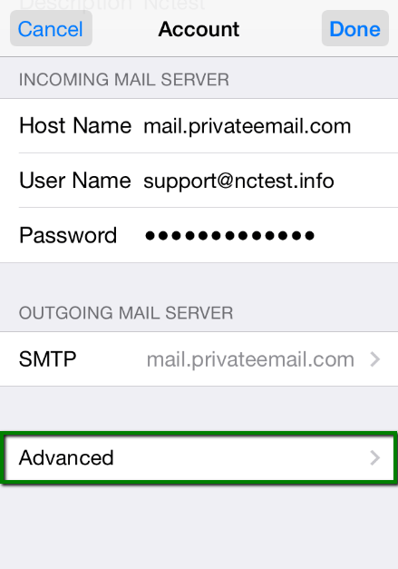 Instructions for setting up an email account on iPhone (SMTP / IMAP / POP3) Picture 11