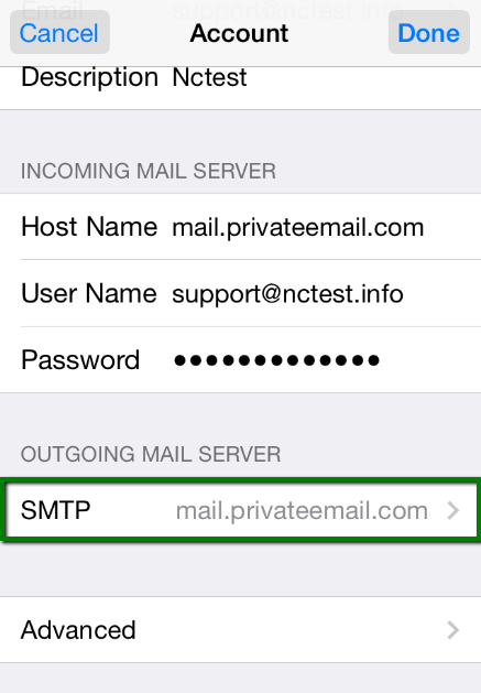 Instructions for setting up an email account on iPhone (SMTP / IMAP / POP3) Picture 16