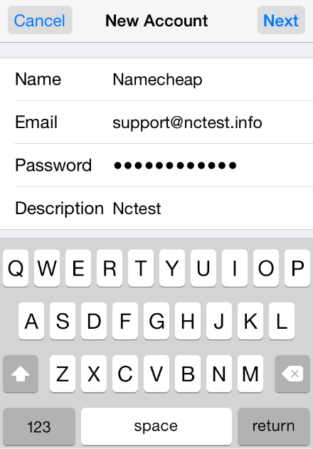 Instructions for setting up an email account on iPhone (SMTP / IMAP / POP3) Picture 5