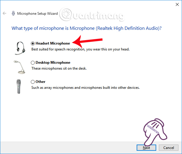 Instructions for setting up and installing Microphone on computer Picture 19