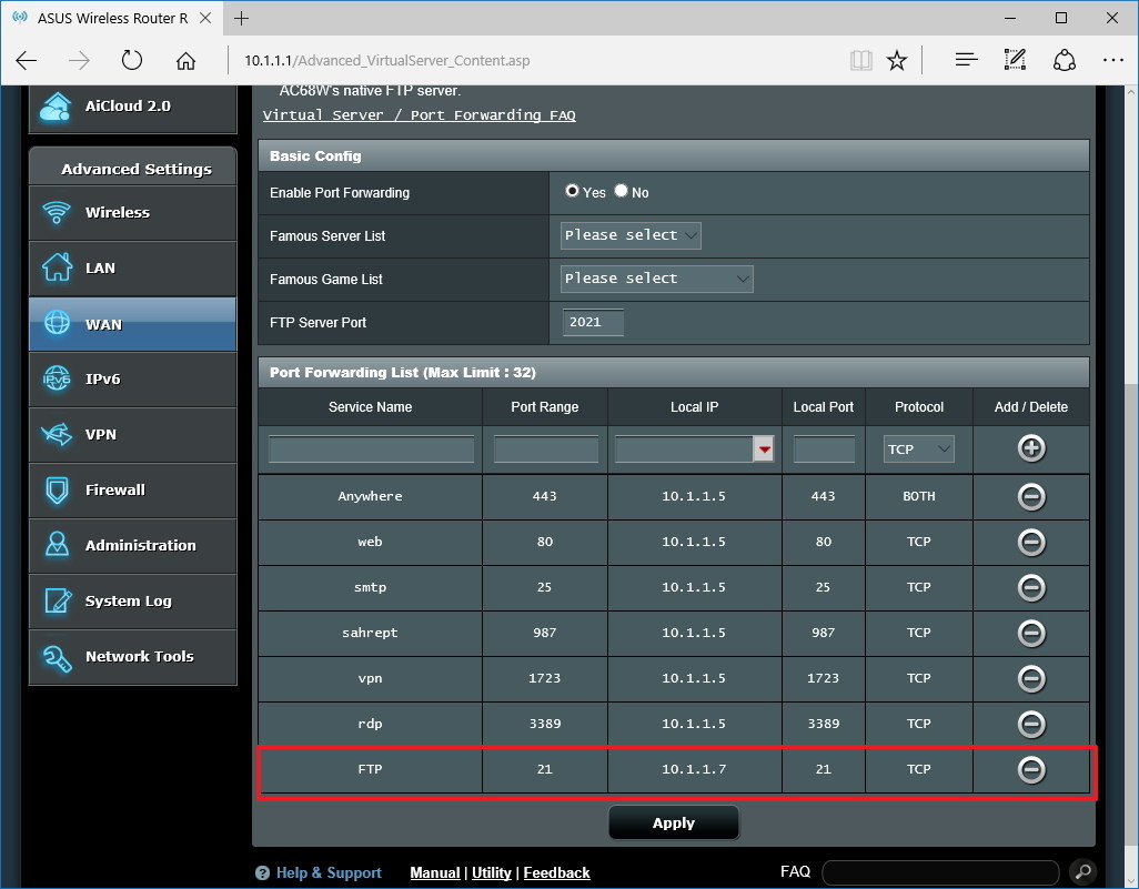 Instructions For Setting Up And Managing FTP Server On Windows 10 ...