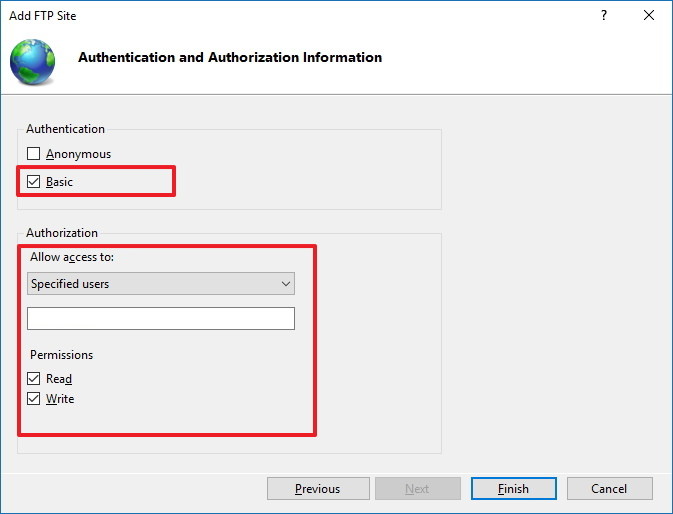 Instructions for setting up and managing FTP Server on Windows 10 Picture 8