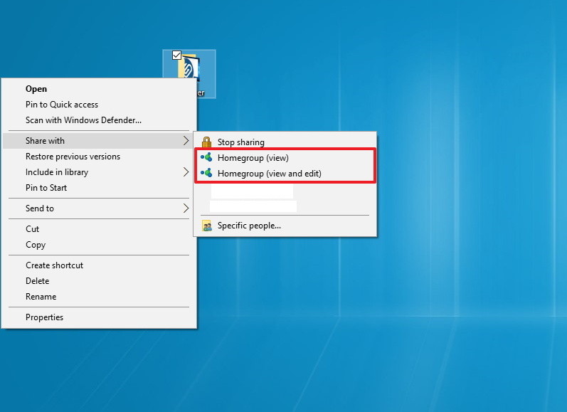 Instructions for setting up and managing HomeGroup on Windows 10 Picture 22