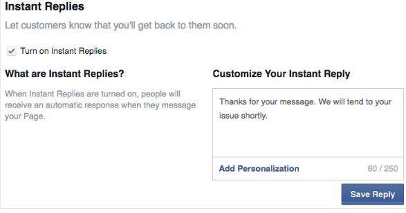 Instructions for setting up auto reply to messages on Facebook Fanpage Picture 6