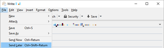 Instructions for setting up Mozilla Thunderbird to set up email scheduling and automatic mail replies Picture 12