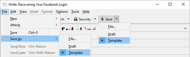 Instructions for setting up Mozilla Thunderbird to set up email scheduling and automatic mail replies Picture 3