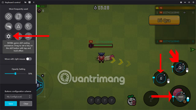Instructions for setting up virtual keyboard to play all kinds of games on NoxPlayer Picture 4