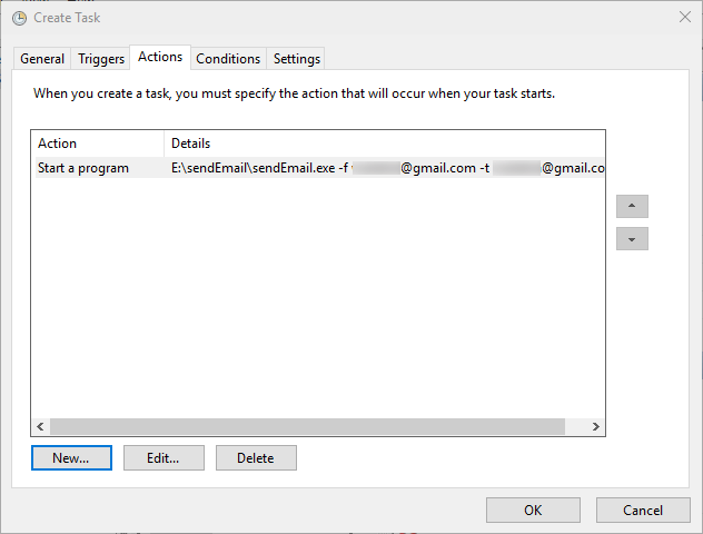 Instructions for setting up Windows send email notifications every time you log in Picture 6