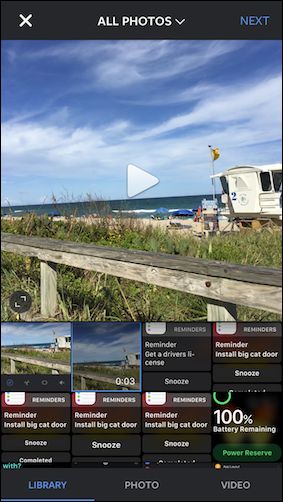 Instructions for sharing Live Photos on Facebook and Instagram Picture 8
