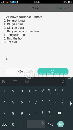 Instructions for shooting Viettel data for other subscribers Picture 3