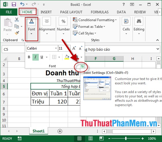 Instructions for strikethrough in Word, Excel - Create dashes in Word, Excel Picture 5