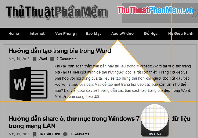 Instructions for taking screenshots with Snagit Picture 11