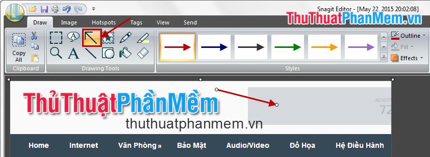 Instructions for taking screenshots with Snagit Picture 34