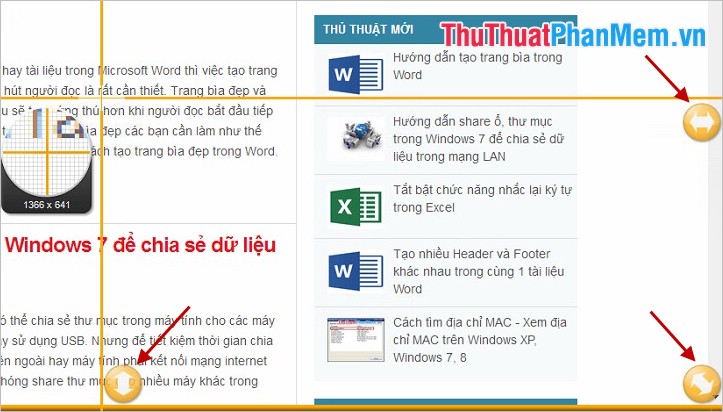 Instructions for taking screenshots with Snagit Picture 7