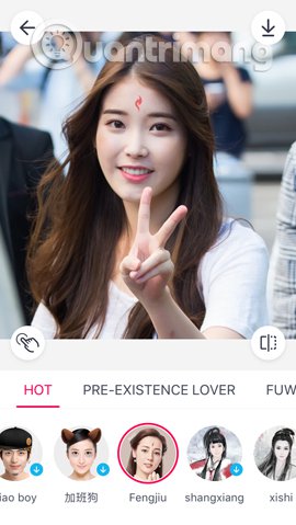 Instructions for taking stock photos with Pitu on the phone Picture 10