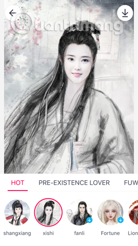 Instructions for taking stock photos with Pitu on the phone Picture 12