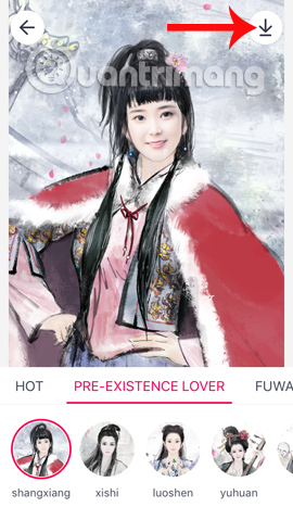 Instructions for taking stock photos with Pitu on the phone Picture 13