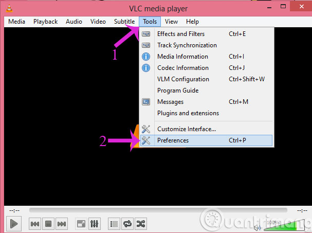 Instructions for taking Video images are watching with VLC Picture 1