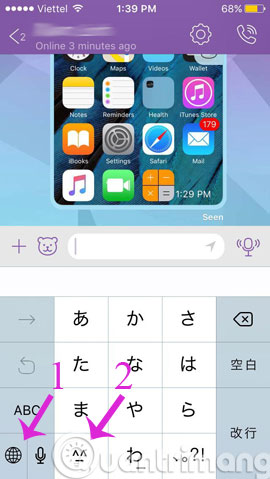 Instructions for turning on emoji keyboard on iPhone Picture 6