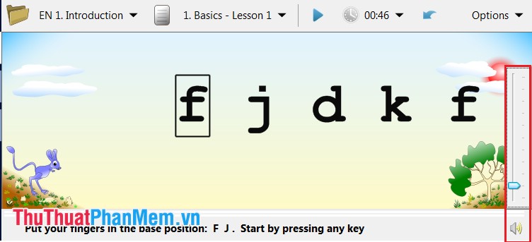 Instructions for typing text with 10 fingers Picture 4