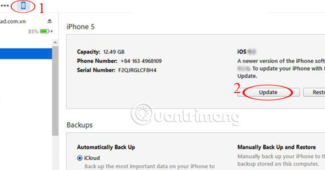 Instructions for upgrading iOS 11 for iPhone, iPod Touch and iPad Picture 4