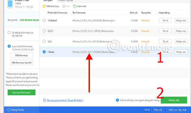 Instructions for upgrading iOS 13 for iPhone Picture 4