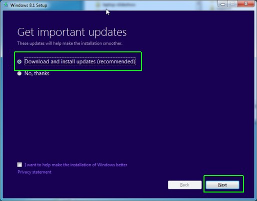 Instructions for upgrading Windows 7 to Windows 8 and Windows 8.1 Picture 25