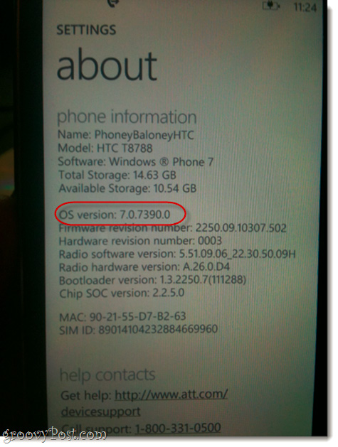 Instructions for upgrading Windows Phone 7 operating system Picture 12