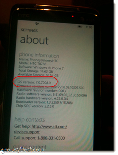 Instructions for upgrading Windows Phone 7 operating system Picture 9
