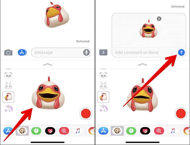 Instructions for using Animoji on iPhone X Picture 6