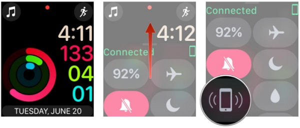 Instructions for using Apple Watch to find iPhone Picture 4