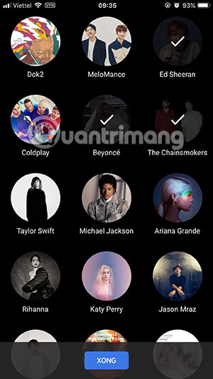 Instructions for using basic Youtube Music Picture 4