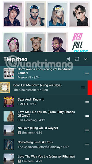 Instructions for using basic Youtube Music Picture 6
